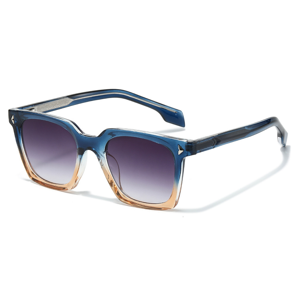 2026 New Fashion Arrow Sunglasses, Exquisite Large Frame Retro Square Pin Design For Men And Women - view 4