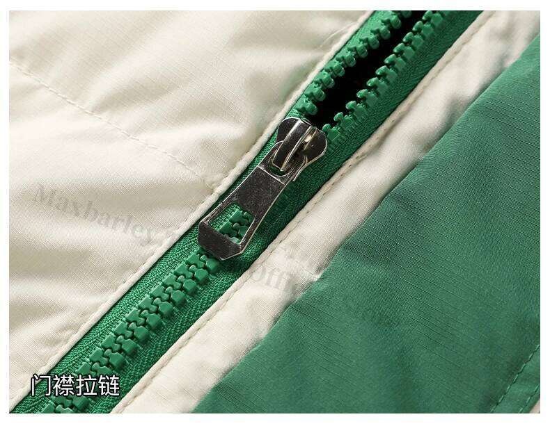 Men 2025 Trendy White Down Thick Cold Proof Warm Hooded Pike Coat Outdoor Casual Winter Zipper Cotton Jacket W260626 - view 5