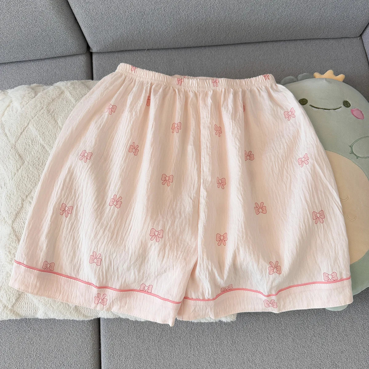Summer ShortSleeve and Shorts Clothing Thin Comfortable Breathable Pajamas Loose Homewear Set for Girls 260625 - view 5
