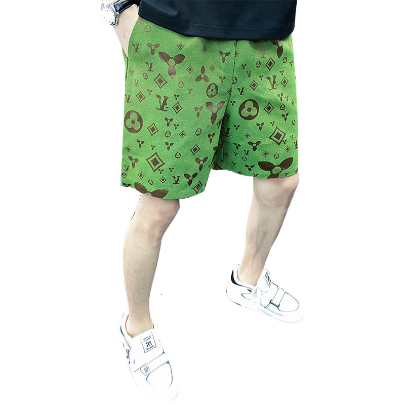 European High-End Floral Shorts, Trendy Brand, Summer New Fashion Casual Men's Beach Shorts - view 6