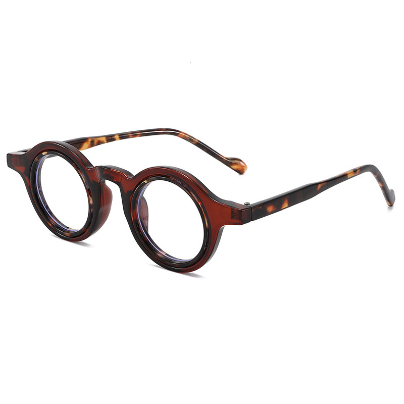 New Model: Unique Fashionable Niche Retro Round Small Frame Myopia Glasses For Trendy Men And Women With A High-End Artistic Feel - view 4