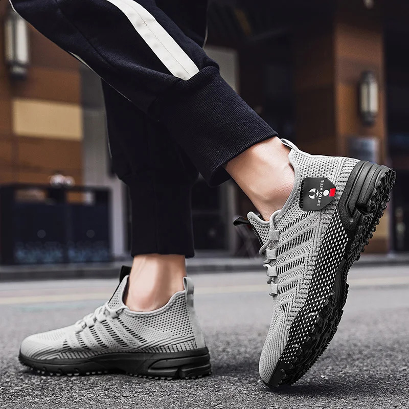 Fashion Mens Sneakers Breathable Mesh Casual Shoes Comfortable Non Slip Outdoor Running for Men High Quality Sneaker 260626 - view 6