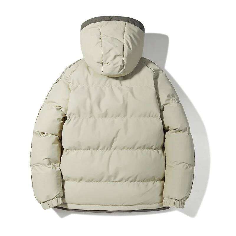 Puffy Warm | Windproof Quilted Puffer Jackets Men's Casual Oversized Hooded Parka Jacket Coat Winter Outdoor Daily Commute Wear J260626 - view 6