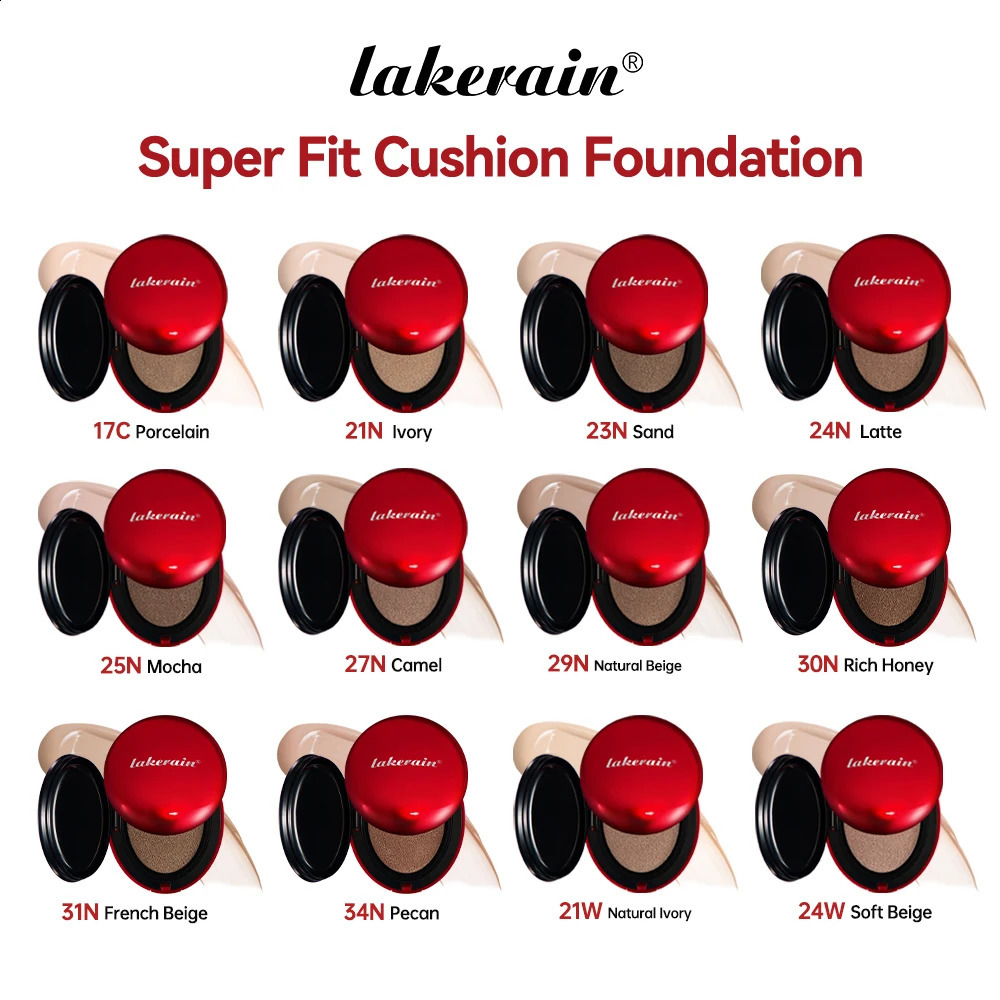 Sunscreen Cushion Foundation Fit Cushion Foundation Full Coverage Waterproof Long-lasting Concealer Long-lasting Korean Makeup 260625