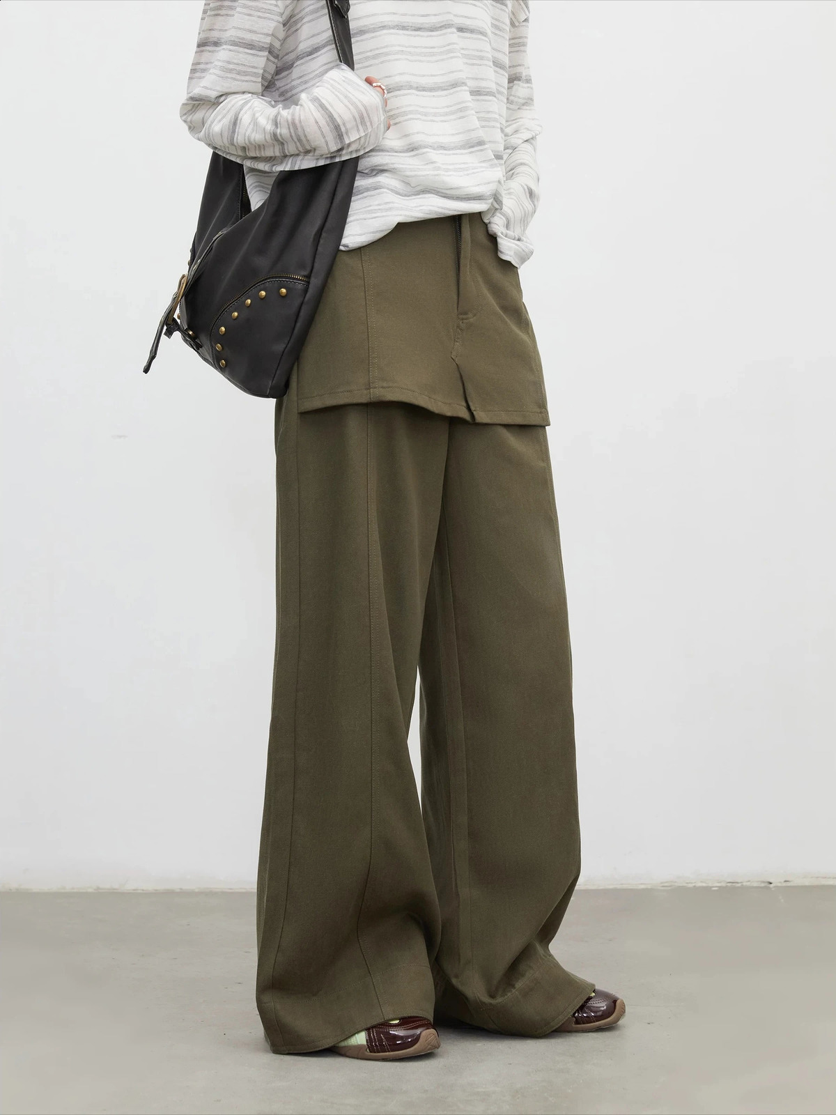 CHIC VEN Fashion Women Jeans Loose Casual High Waisted Denim Pant Covered Crotch Wide Leg Trousers Spring Summer 2026 260625 - view 3