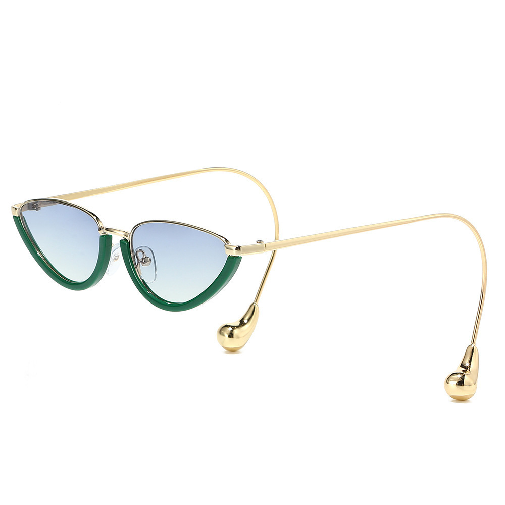 26 New Retro Fashion Cat-Eye Sunglasses For Men And Women, Small Frame, Women's High-End Street Style Glasses - view 5