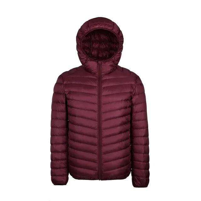 2025Down 2024 New 90% White Duck Super Light Down Jacket Men's Lightweight Thermal Hooded Feather Coat W260626 - view 5