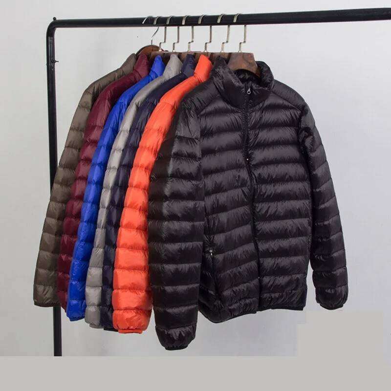New Autumn And Winter Fashion Hooded Super Light Warm Slim Down Jacket Men's Coat W260626 - view 4