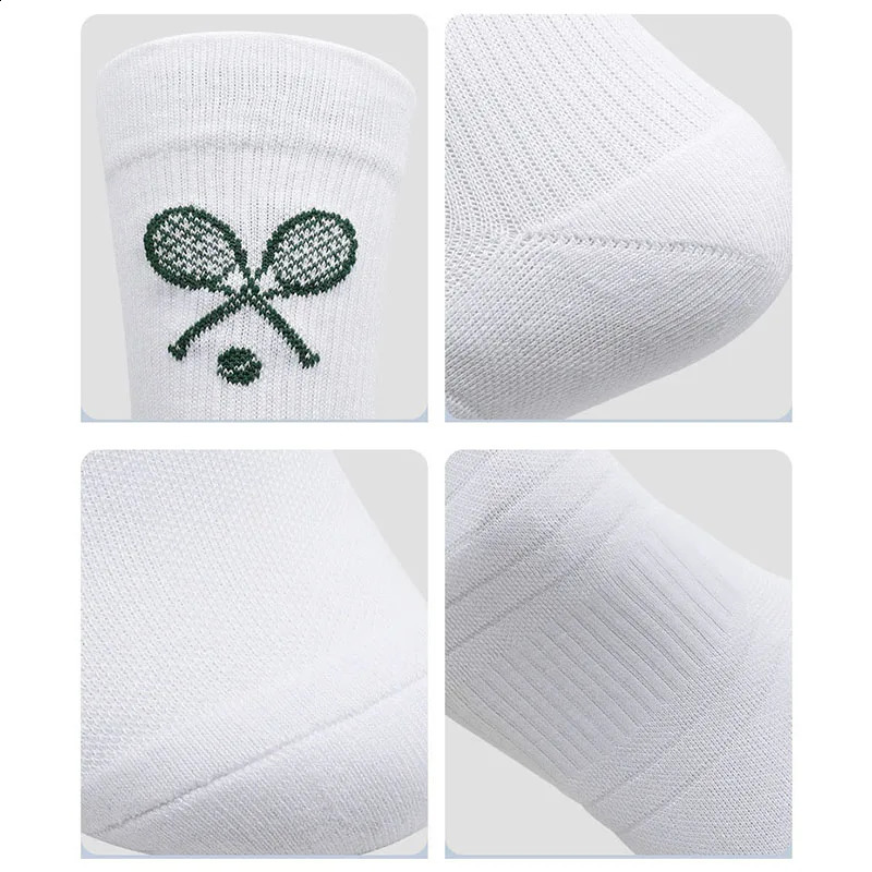 Tennis Socks Breathable Cotton Crew Sports Sock for Men Woman Adult Teenager 260622 - view 5