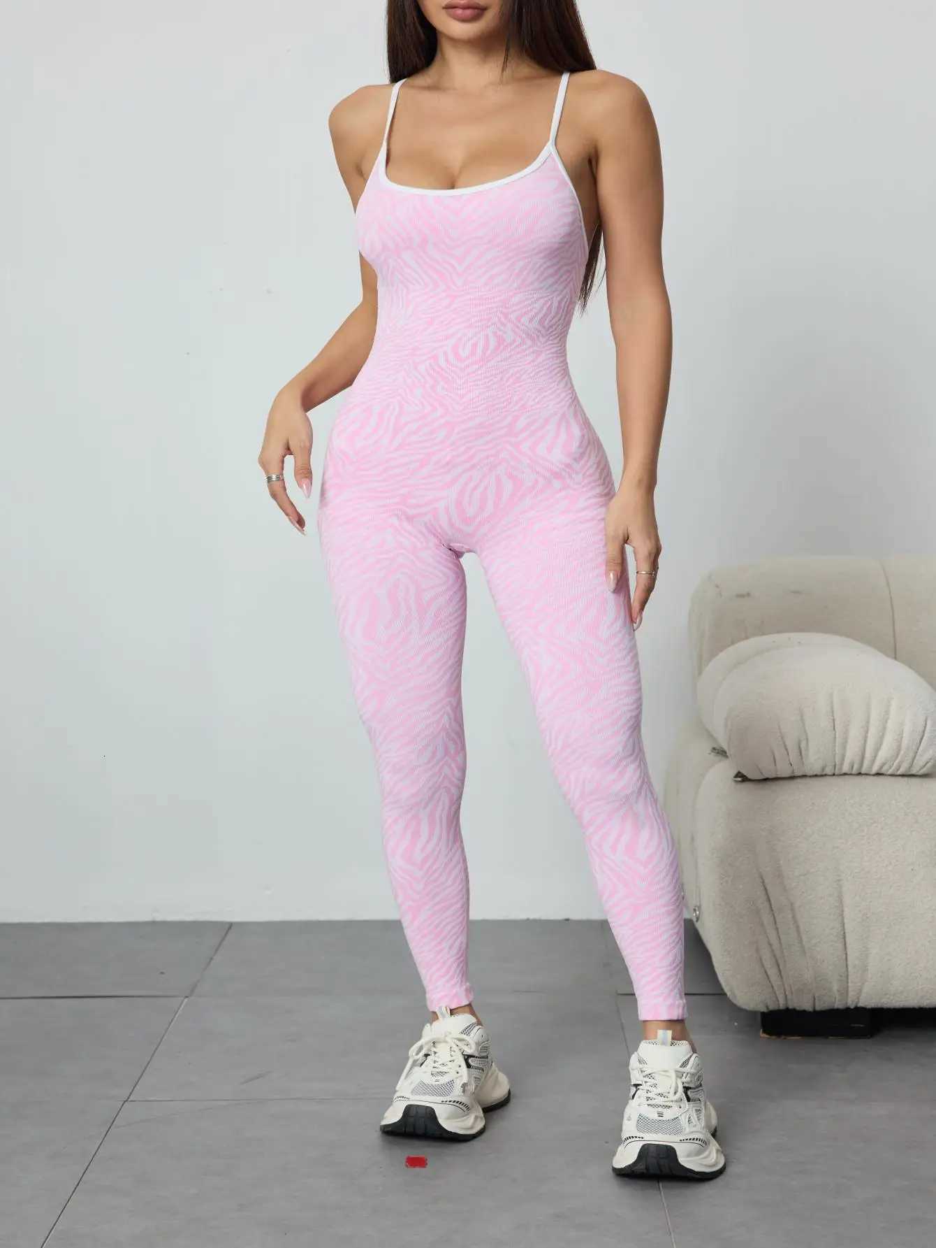Seamless Bodysuit Sportswear Woman Women Gym Jumpsuits Clothing Yoga Clothes Fitness Rompers Women Sports Leggings Pants New M260626 - view 4