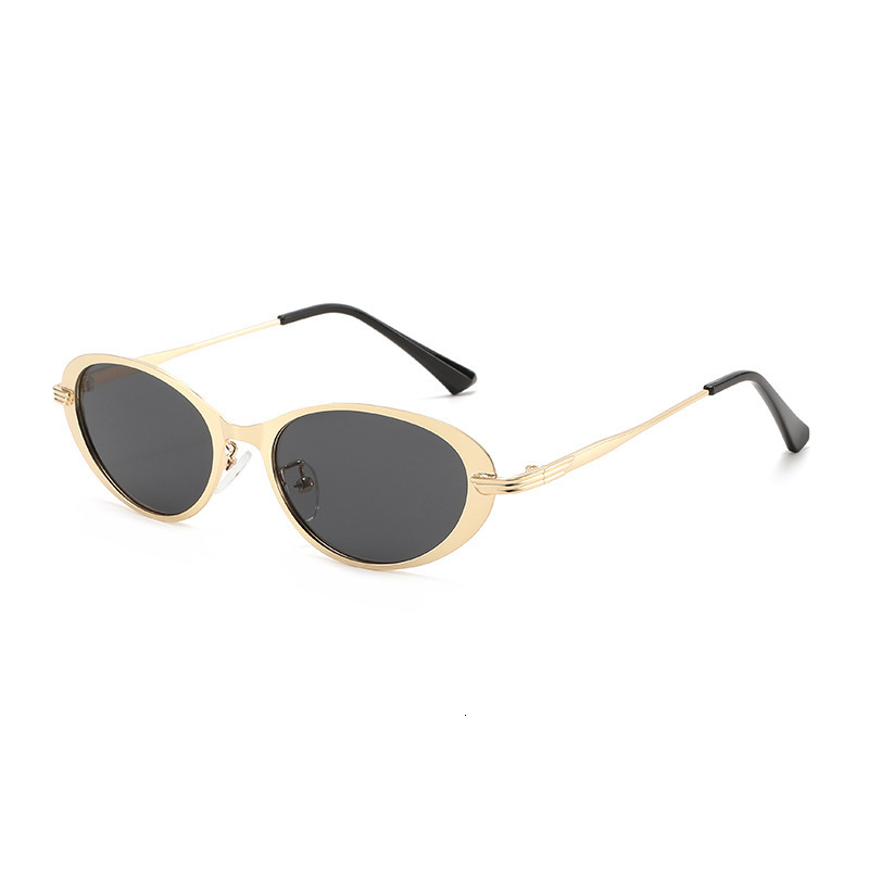 2026 New Cat-Eye European And American Fashionable Small Frame Internet Celebrity Ins Street Style Oval Sunglasses For Women - view 6