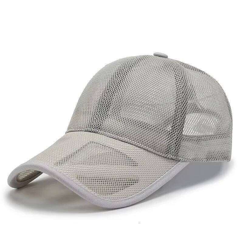 Summer Men Hat Openwork Brim Breathable Mesh Cap Outdoor Sports Sunscreen Baseball Women Sunhat NEW W260626 - view 6