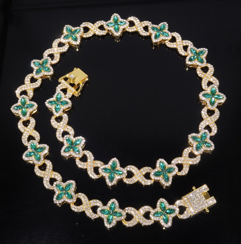 moissanite pendant necklace designer designers necklaces for men gold chain chains mossanite jewelry cuban link hop hip jewelry iced Out moissanite diamonds