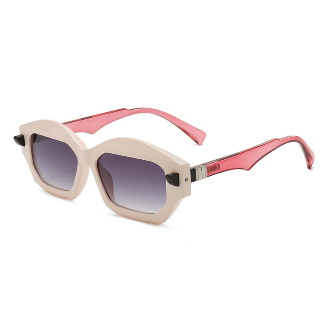 Niche Retro Sunglasses Men, Fashionable Avant-Garde Polygonal Sun Glasses, Stylish And Unique Trendy Glasses For Women - view 1