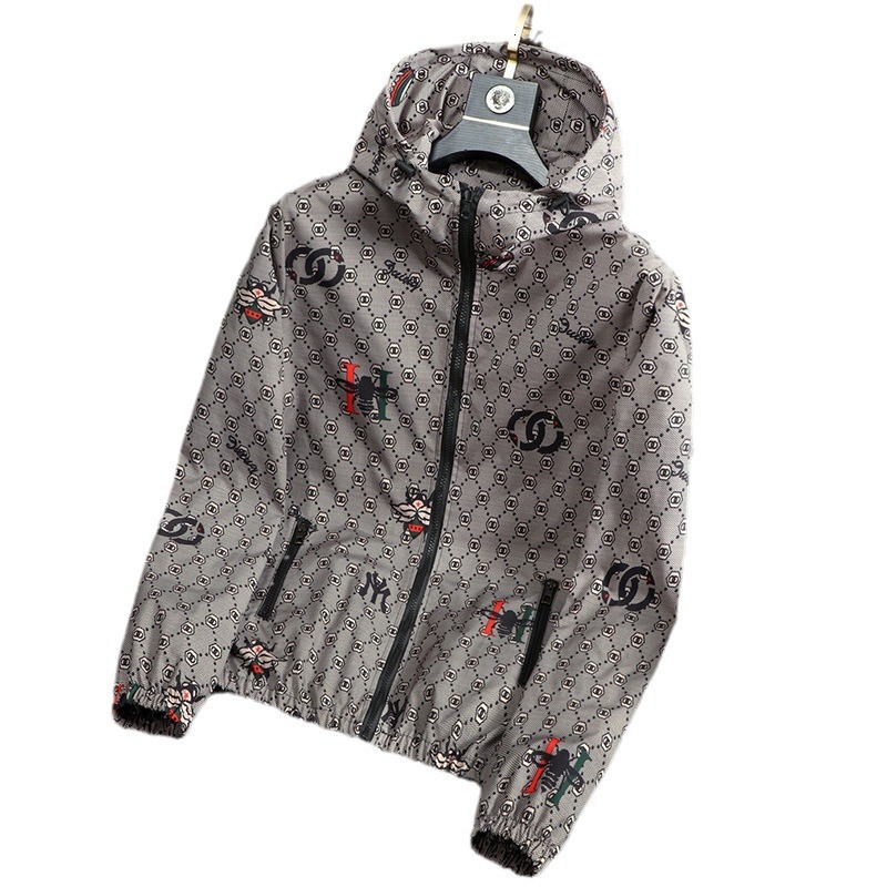 Fashion 2026 Men Men's Spring Autumn Trendy Slim Fit Hooded Jacket Outerwear Coat - view 6