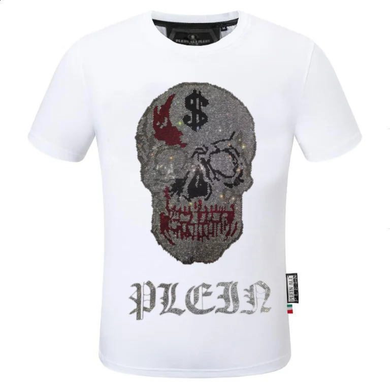 Homme Diamond Men PLEIN ALI Summer Slim Fit T-Shirts Men Short Sleeve Streetwear High Quality Outfits 260626 - view 7