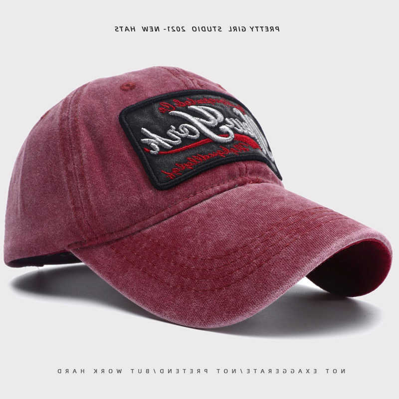 Trendy Trucker Hat for Men Baseball for Men Embroidered English Letters Summer Sun Hat Vintage Washed Soft Top Trucker Hat M260626