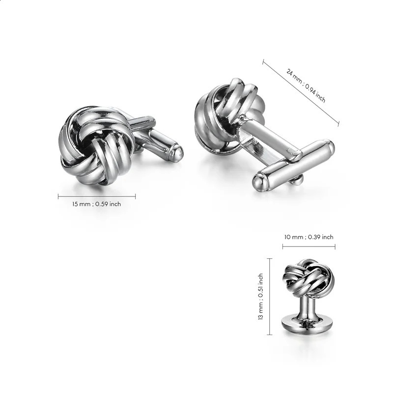 y Man Shirt Cufflinks Set With Gift Box Wedding Vintage ner Cufflink Shirt Studs Button And Cufflink For Mens Tie Clip 260626 - view 3