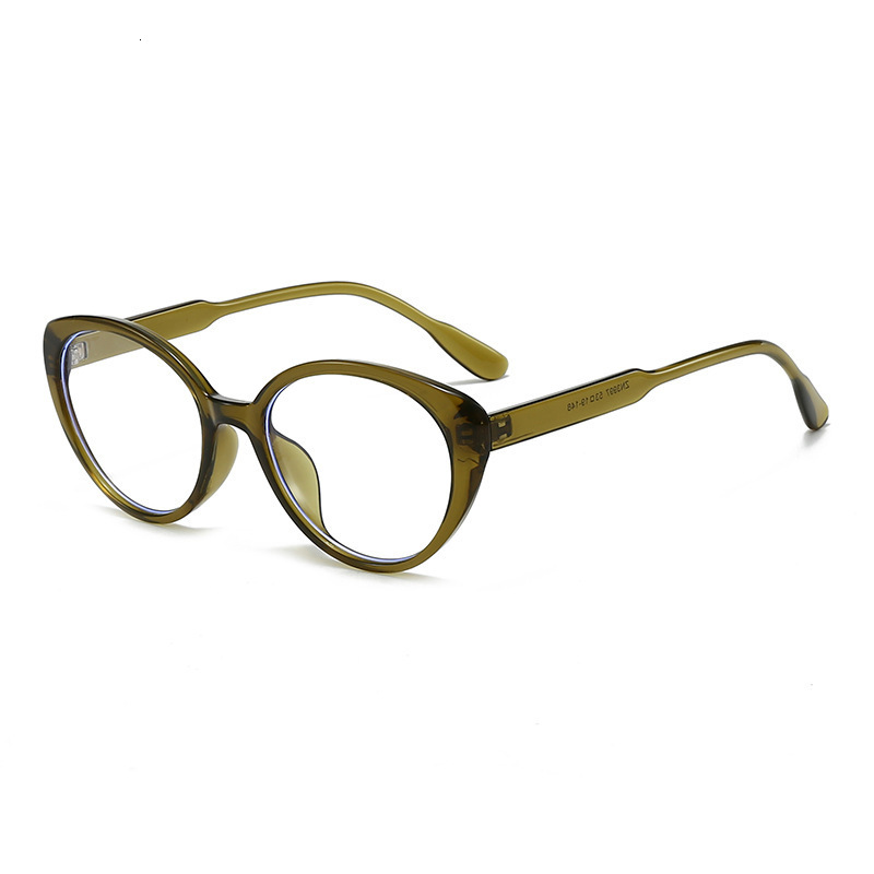 Cat-Eye Non-Prescription Glasses 2026 New Anti-Blue Light Eyeglass Simple Plain Frame For Small Faces And Natural-Looking Women - view 5