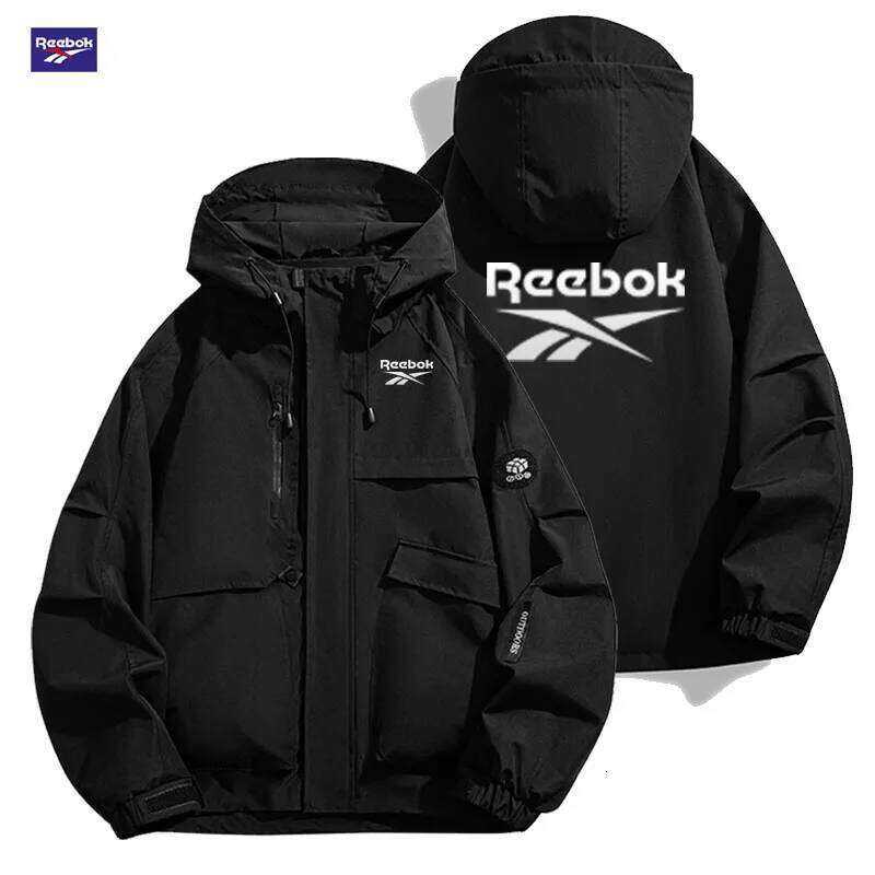 Reebok men's windproof waterproof jacket, suitable spring autumn seasons. The top choice for cyclists, hikers and ca W260626