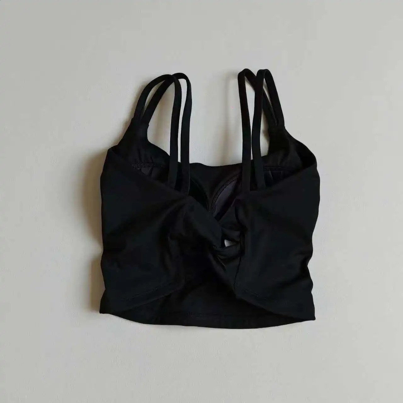 Womens High-Strength One-Piece Fixed-Cup Sports Bra Push-Up Shock-Proof Quick-Drying Breathable Yoga Vest for Running Fitness 260626 - view 3