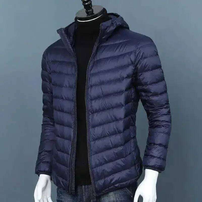UETEEY 2024 Autumn Winter White Duck Down Jacket Men Light Weight Warm Waterproof Casual Outdoor Portable Male Puffer Coats W260626 - view 3