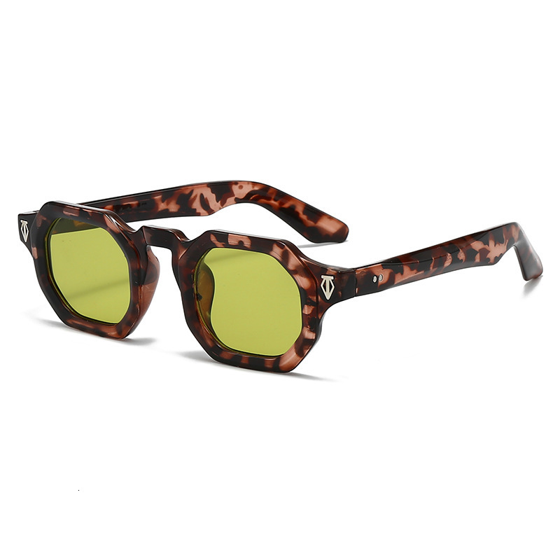 New European And American Geometric Frame Foreign Trade Sunglasses, Trendy Street Style, Modern Charm, Retro Sunglasses - view 1