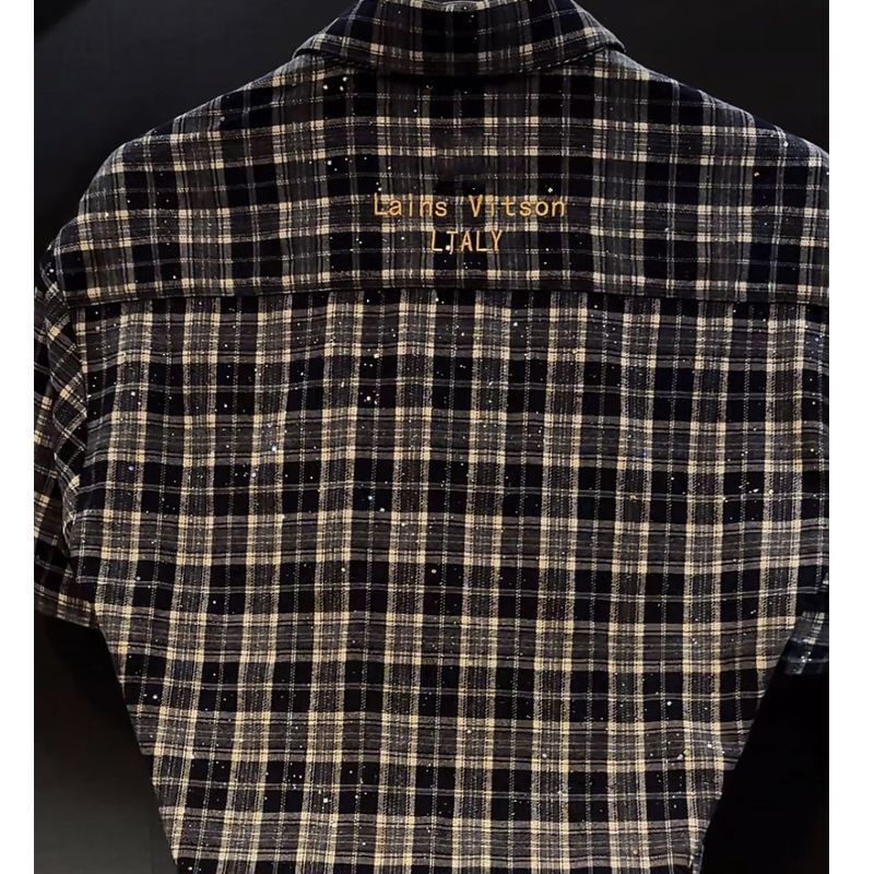 Men's Chinese-Style T-Shirt, Longline Slim-Fit Short-Sleeve Shirt with Figure Embroidery, Feather Decoration, Square Neck, Polyester Casual Top for Su - view 8