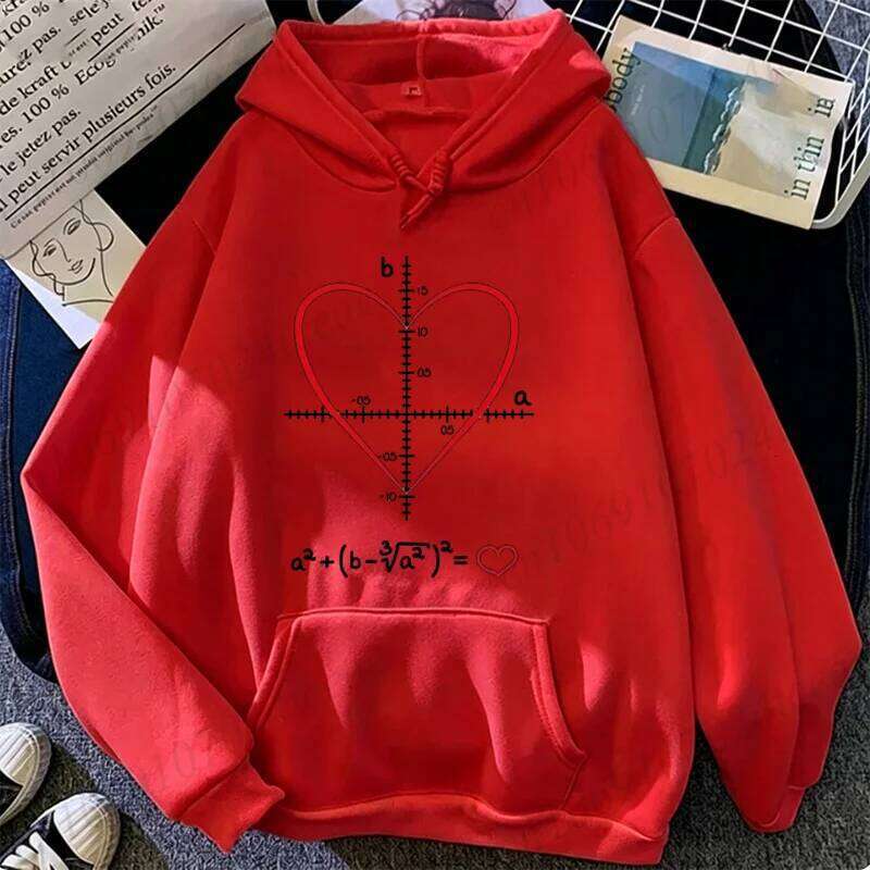 Funny Love Heart Math Equation Graphic Sportwear Personalized Men Women Novelty Sweatshirt Fashion Hooded Hoodies Tops W260626 - view 6