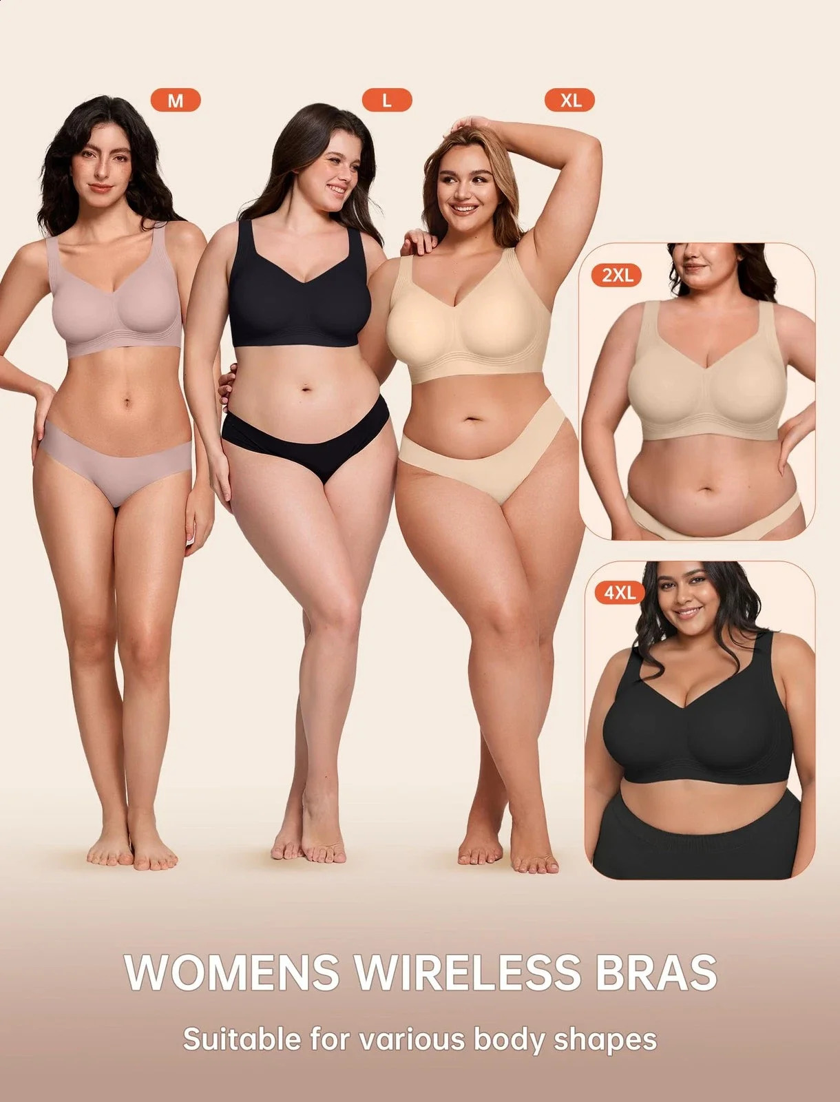 Seamless Push Up Bra Women Comfortable Wireless Padded Smoothing Back Invisible Full Coverage Jelly Breathable Bralettes 260626 - view 5
