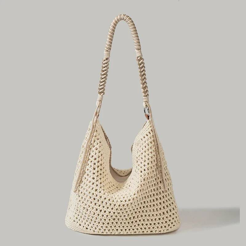 Fashion Rattan Women Shoulder Woven Female Handbags Large Capacity Summer Beach Straw Bags Casual Tote Purses Andralyn - view 5