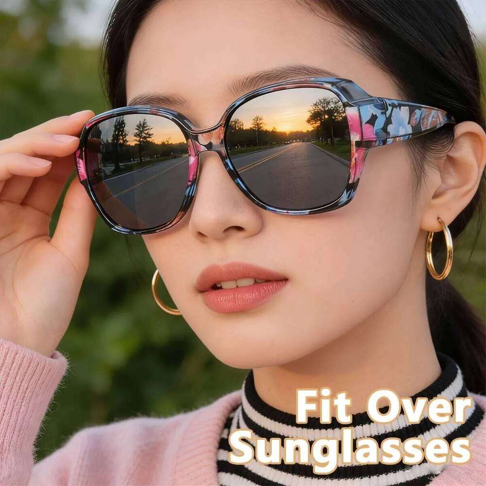 1/2/3PC Sunglasses Fit Over Men Women, Wrap-Around Glasses UV400 Protection for Driving and Outdoor T01 26Y0626