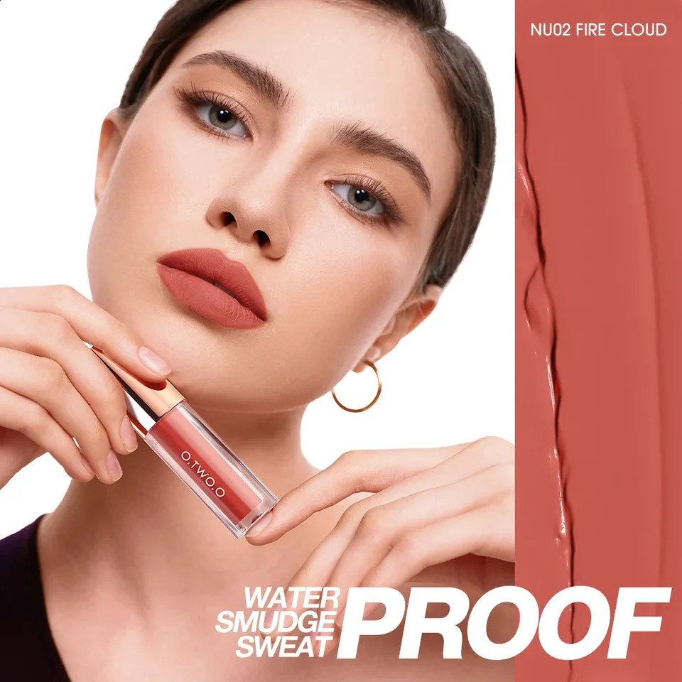 Velvet Matte Lipstick Ultra Pigmented Long Lasting Waterproof Lip Gloss Smudge Proof Non Sticky Hydrating Lip Stain 260626 - view 4