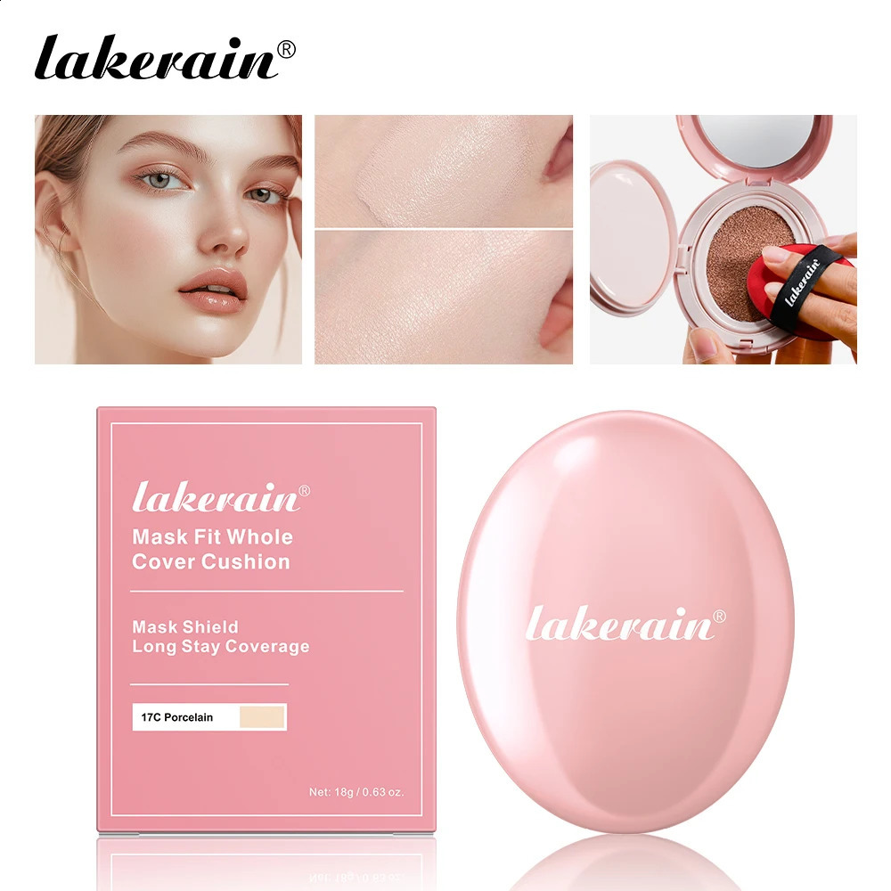 Semi-matte CC Cream Cushion Natural Concealer Whitening Long-lasting Creamy Texture Foundation Face Base Makeup Cosmetics 260625