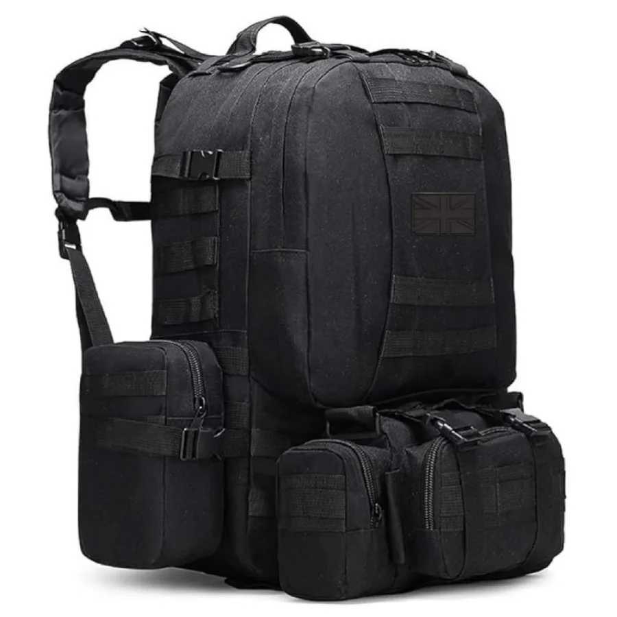 Backpack Mens Large Capacity 55L Tactical Backpack Outdoor Hiking Climbing Army Rucksacks Waterproof Camping Bags M260626 - view 7