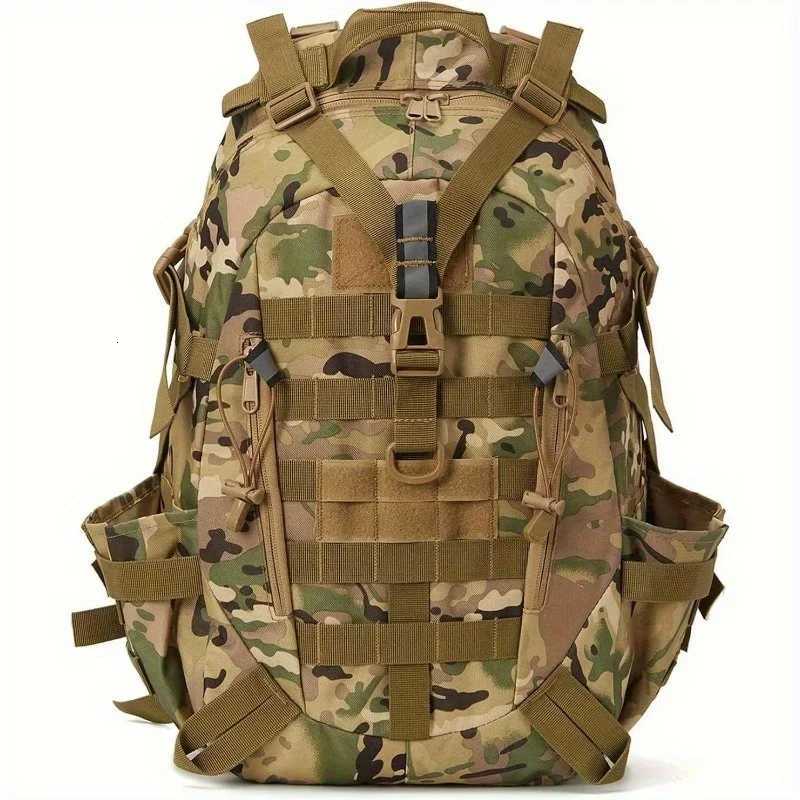 Tactical Backpack for Men 40L Camping Hiking Backpacks Reflective Outdoor Travel Bags Survival Molle Climbing Rucksack Bag M260626 - view 3