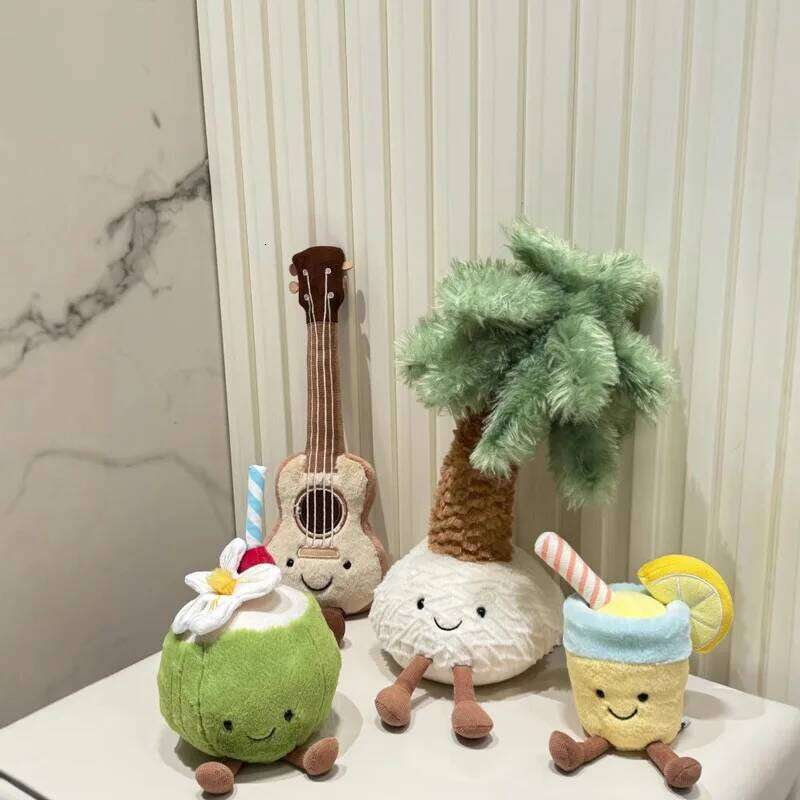 2026 Simulated Stuffed Fruit And Vegetable Soft Cute Cartoon Plush Toys Lemon Pumpkin For Baby Kids Appease Soother Toy Gifts 26Y0626 - view 3
