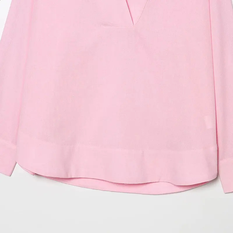 TFAFXY 2026 Summer Minimalist Women Shirt Fashion Chic Long Sleeve Casual Holiday Blouse 260626 - view 7