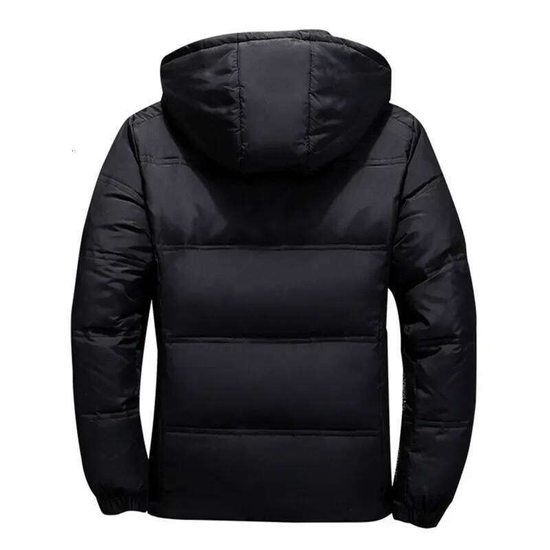 New White Jacket Men Warm Solid Color Hooded Down Coats Thick Duck Parka Male High Quality Winter Outdoor Coat J260626 - view 4