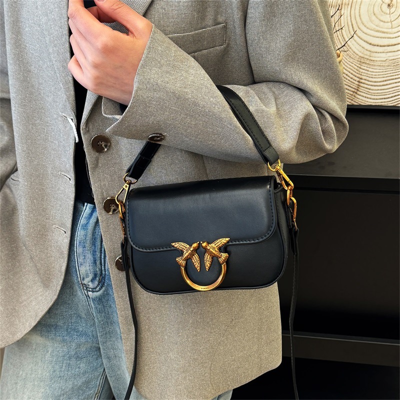 Luxury Bag 2026 Women's Top Handle Swallow Shape Bag, High-End Fashion Versatile Shoulder Crossbody Small Square Purse Free Shipping - view 5