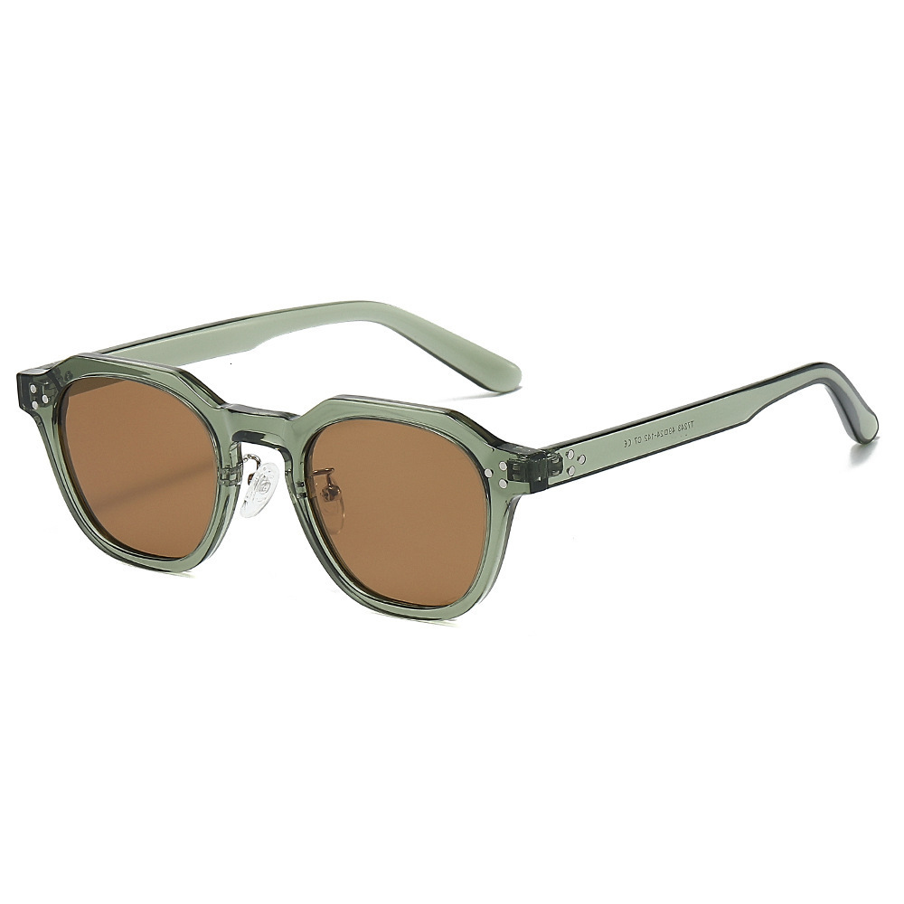 26 Popular Internet Celebrity Women, Thick Frame, Retro, Versatile, Tr90 Oval Square Frame Glasses For Men, Can Be Fitted With Prescription Lenses - view 4