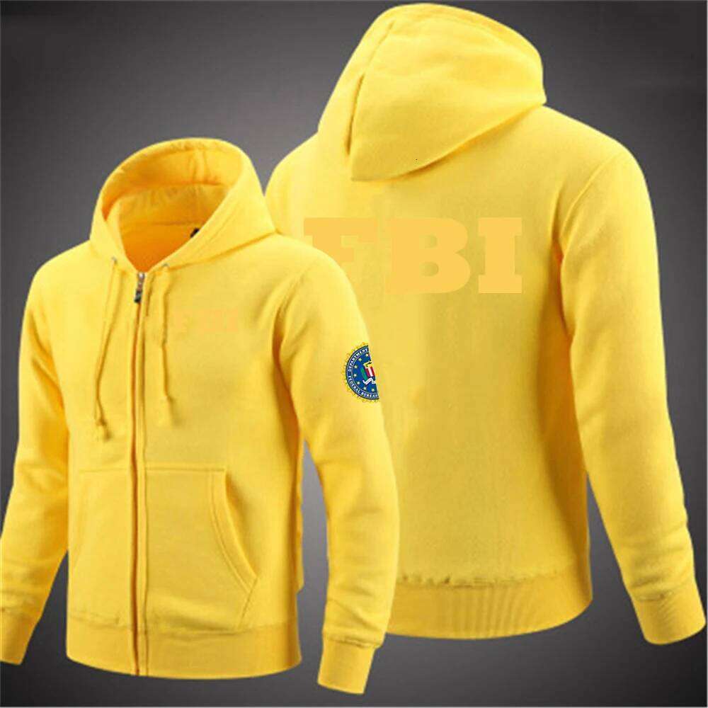 FBI 2021 Men's New Spring And Autumn Fashionable Printing Zipper Hoodies College Harajuku Casual Sport Jackets Sweatshirts Tops W260626 - view 4