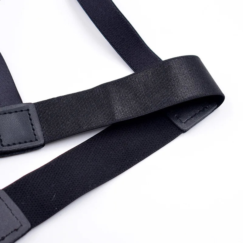 Mens Shirt Stays Adjustable Elastic Shirt Tuckers Garters Shirt Holders with Non-Slip Locking Clamps for Police Military-Black 260626 - view 6