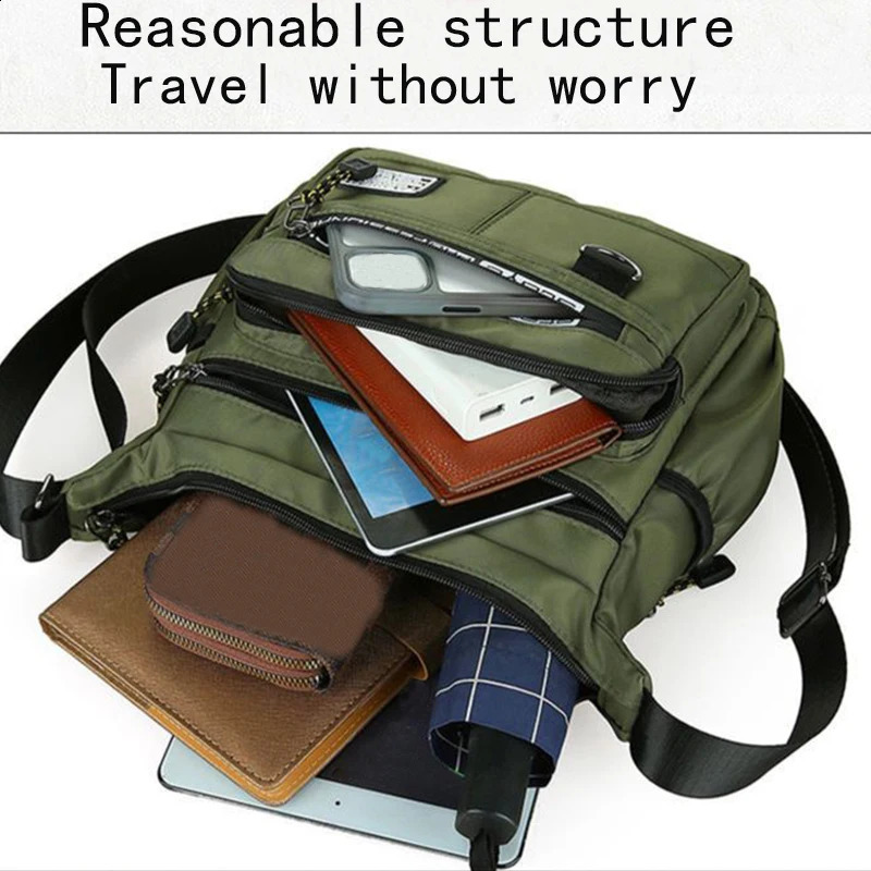 Durable Multi-Pocket Business Bag Shoulder Bag for Men And Women Casual Business Handbag with Multiple Compartments 260626 - view 4