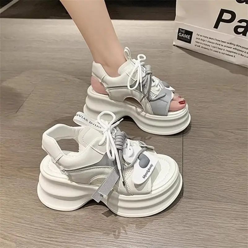 2026 Women Platform Sports Sandals Summer Breathable Soft Sole Casual Shoes Outdoor Wear Versatile 260626 - view 3