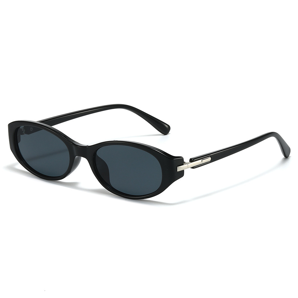 2026 New Korean Style White Fashion Sunglasses For Women, High-End Summer Sunshade Glasses With UV Protection - view 1