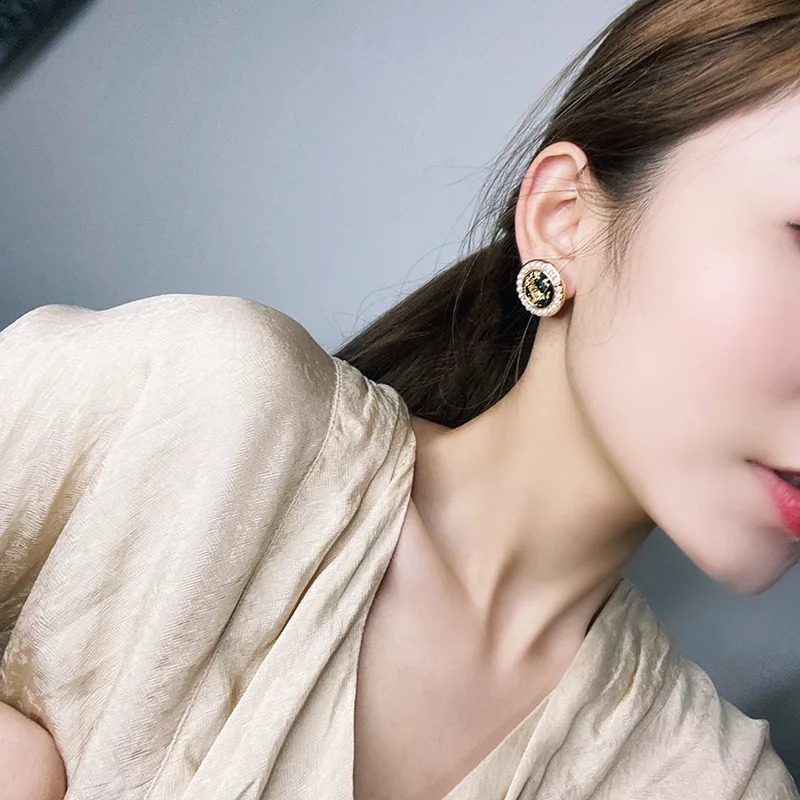 GRACE JUN Fashion Simulated Pearl Geometric Heart Clip on Earrings No Pierced for Women Girl Piercing Gold Color Ear Clip 260626 - view 7