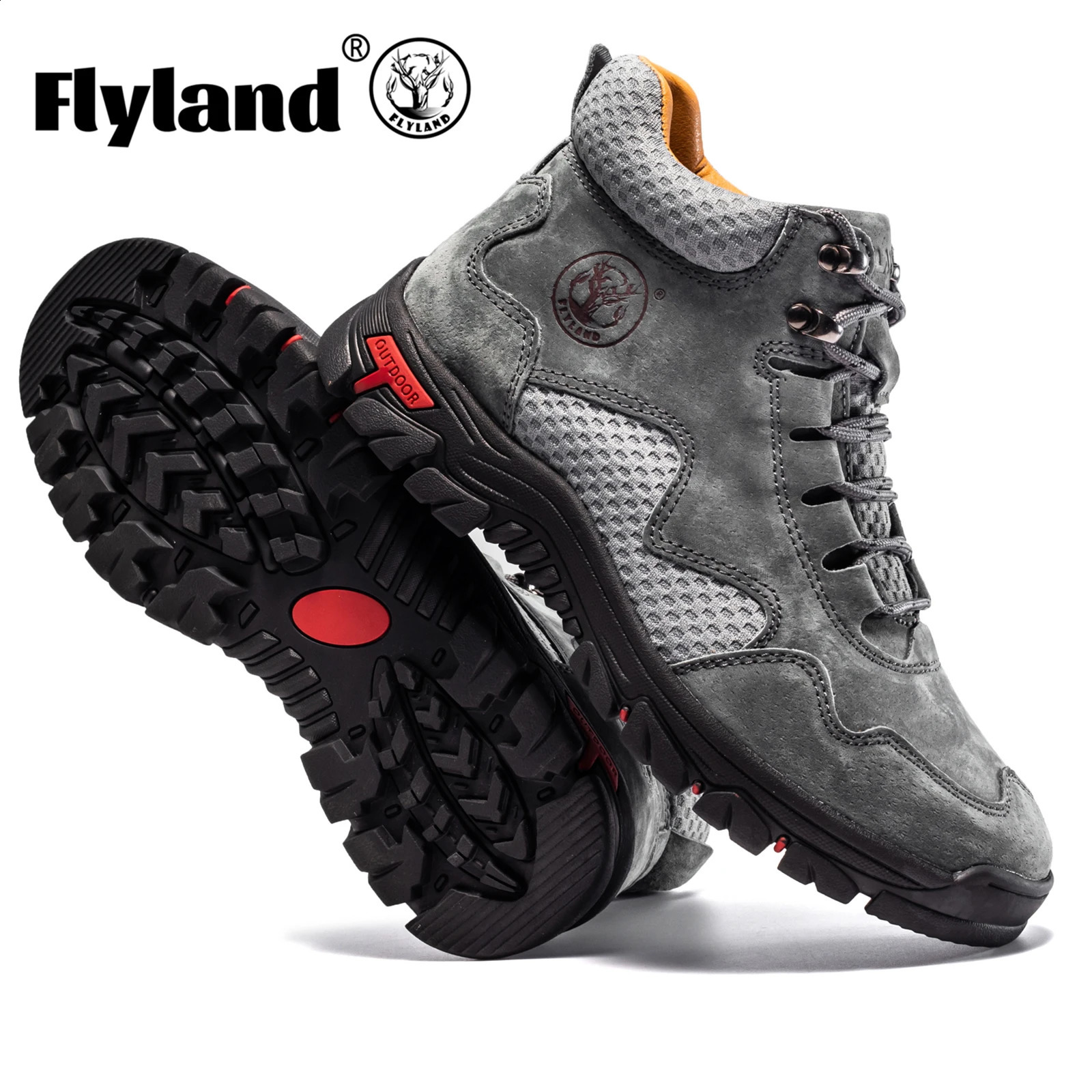 FLYLAND Mens Classic Retro Soft Skin friendly Genuine Leather Business Ankle Boots Handmade Casual 260624 - view 5