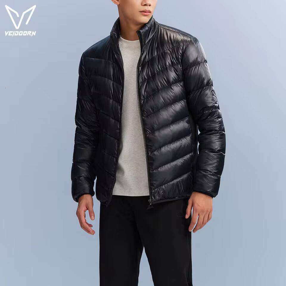 Veidoorn Premium Down for Men Heavy Duty Warm Winter Coat with Real Duck Feather Waterproof Windproof Outdoor Ski Jacket W260626 - view 4