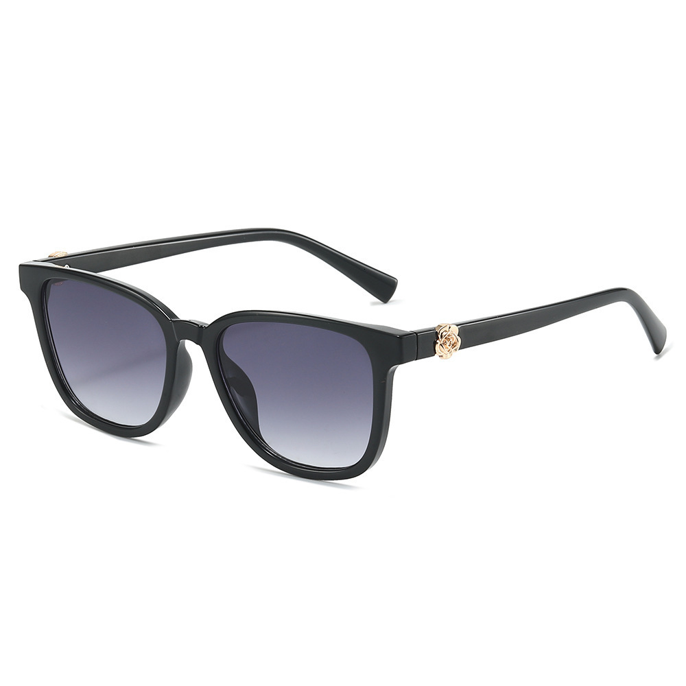 Square Minimalist , 2026 New Model, Style, Unique And Trendy, Internet Celebrity Ins-Style, Maroon Fashion Large-Frame - view 5